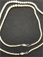 10k Clasp Necklaces (pair)