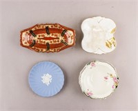 Antique England & Austria Porcelain Plates 4pc