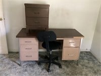 Desk chair and nightstand