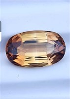 Natural Imperial Champagne Topaz 17.50 Carats