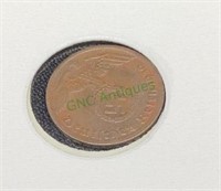 Coin, 1939 German Pfennig coin. 1733