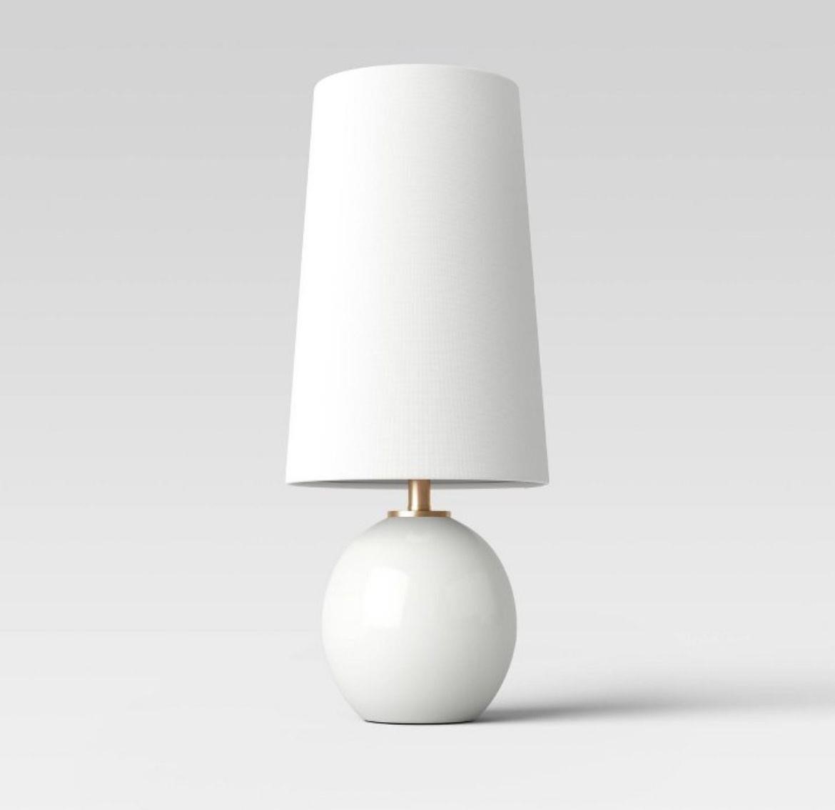 21"X9" MARBLE TABLE LAMP $60