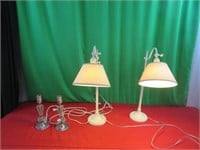 Desk lamps - adjustable 2 ct