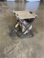 Folding garden stool