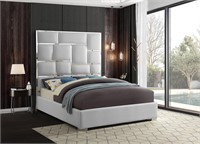 **Milan Vegan Leather Bed KING  COMPLETE 2 BOXES
