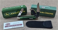 Case XX John Deere Green Bone Pocket Knife