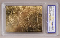 1996 Sportstime 23k Gold The Beatles Card 14249