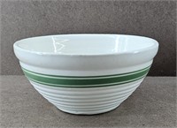 Beehive Green Strip Pottery Mix Bowl