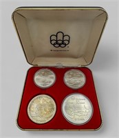 (4) SILVER MONTRÉAL1976 OLYMPIC COINS