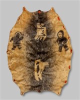 INUIT DYED SEALSKIN WALL HANGING