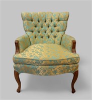 VINTAGE UPHOLSTERED ARM CHAIR