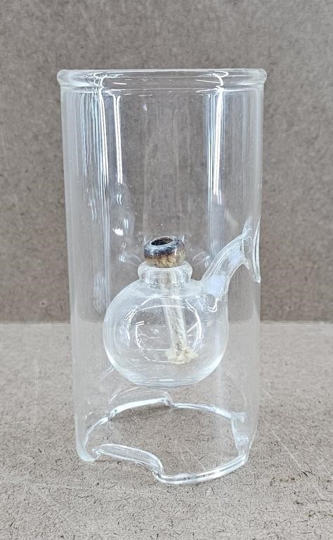 Wolfard Glass 6" Oil Lamp