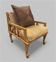 VINTAGE "THEBES" STYLE ARMCHAIR