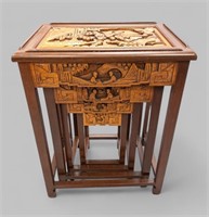 VINTAGE CHINESE NESTING TABLES