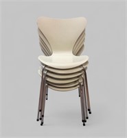 (6) ARNE JACOBSON SERIES 7 CHAIRS