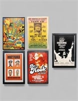 COLLECTION OF ASSORTED MUSIC POSTERS