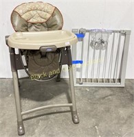 Graco High Chair & Safety 1st Pressure Gate
