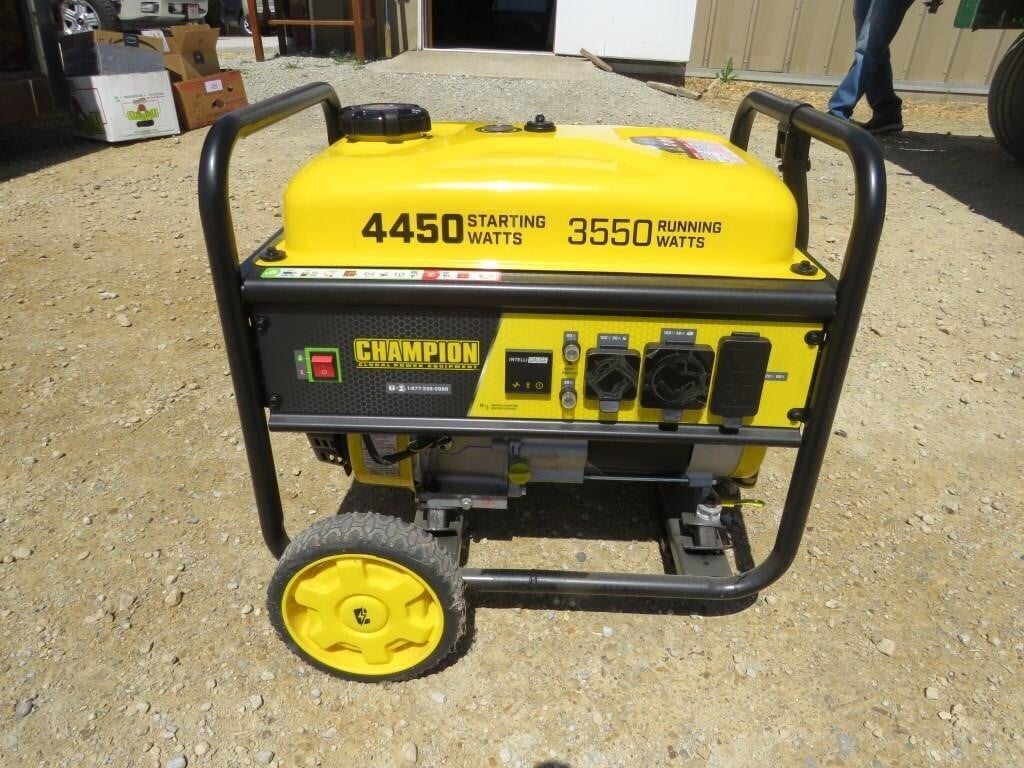 Champion Generator 4450 starting Watt 3550