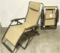 Pair of Sunbrella Zero Gravity Folding Chairs