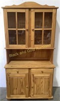 2 Piece Wood Cabinet