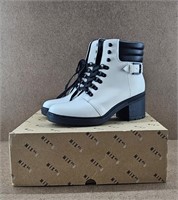 NEW Size 10 Mix No.6 White & Black Boots