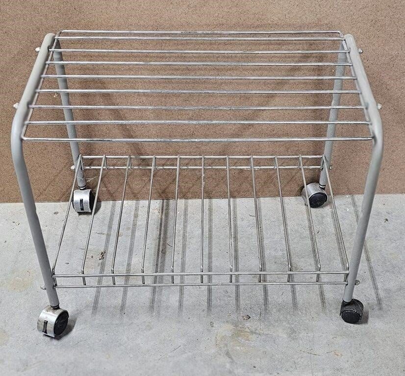 MCM 2-Tier Wire Shelving Cart