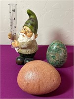 Gnome Rain Gaige, Rock, Stone Egg