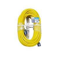 100ft 12/3 SJTOW Yellow Cord w/ Light Indicator