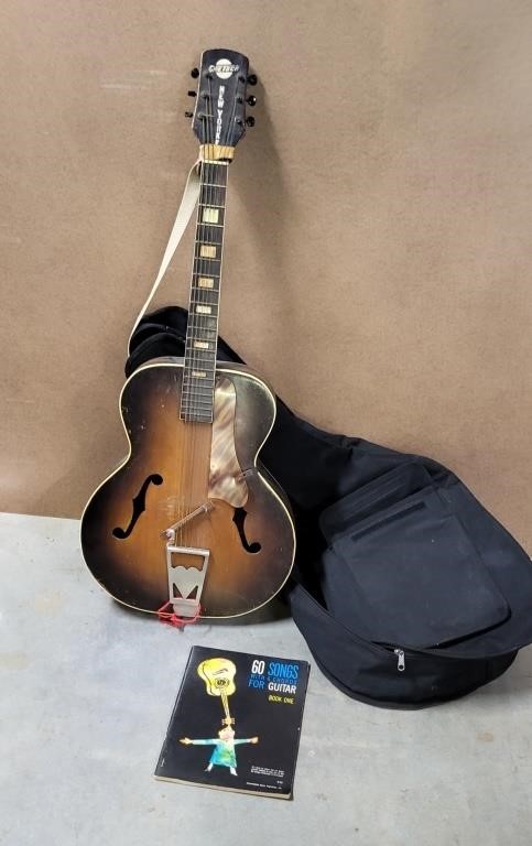 Vintage Gretsch 6 String Guitar w/ Carry Case +