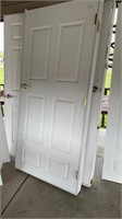 White door with wear marks 36x80