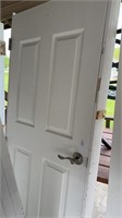 White door with small crack 36x80