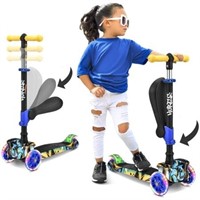 Hurtle 3-wheeled Scooter For Kids - Wheel Led