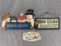 (3) Home Decor Signs