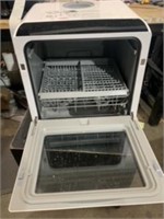 Used Portable Countertop Dishwasher Two Modes H2o