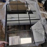 Glass Mirror With Black Frame