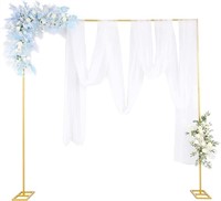 Suuwoee Wedding Arch Backdrop Stand,10x10ft Adjust