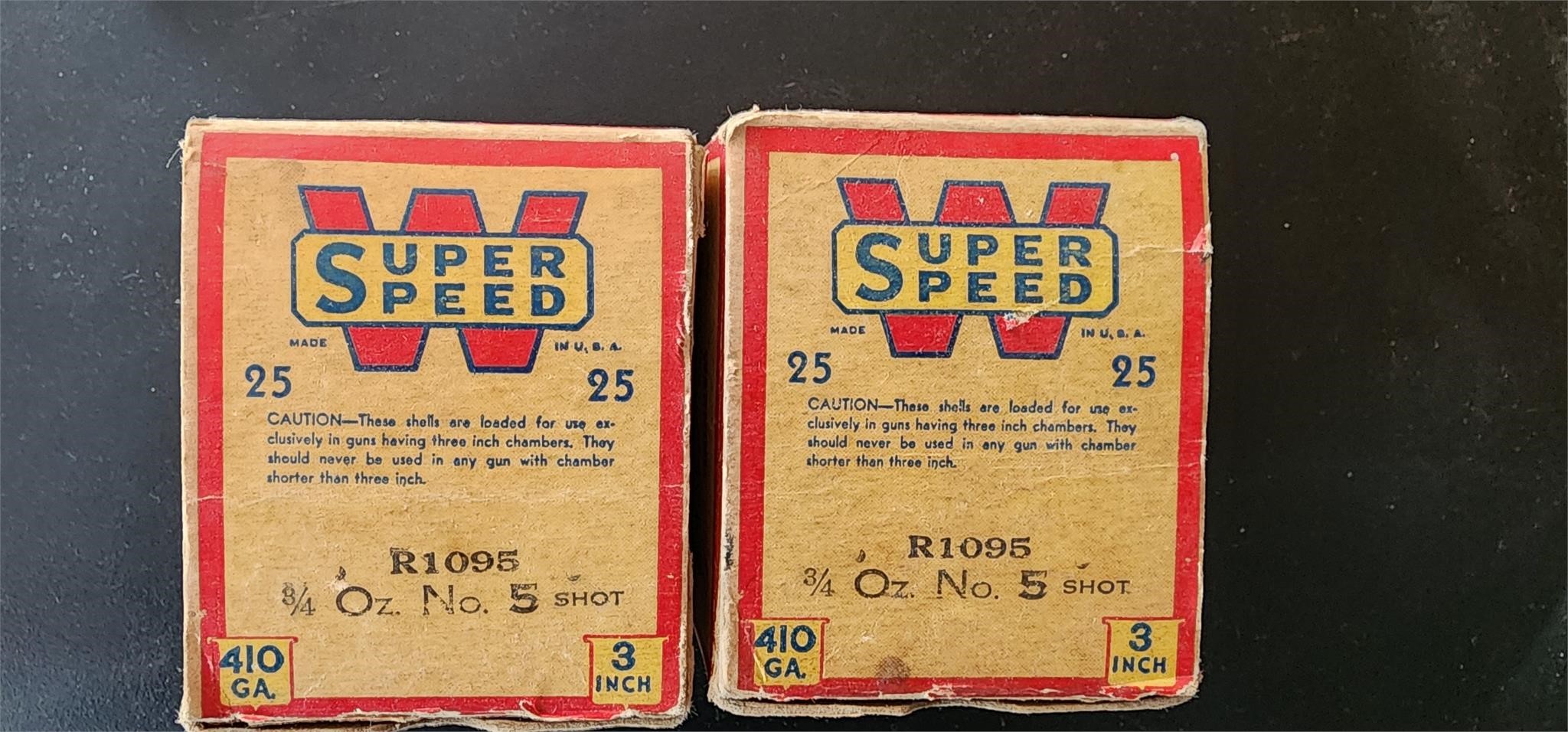 Super Speed .410 Shells Vintage