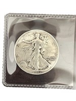 1942 90% Silver Walking Liberty Dollar Coin WWII