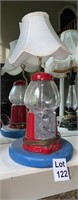 Vintage Gumball Machine Lamp