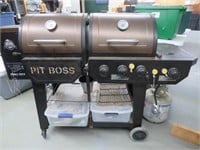 Pit Boss smoker / grill with cover & LP tank