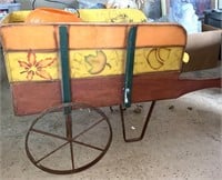 Fall Decor Vintage Hand Cart