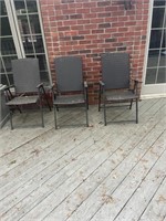 3 Outdoor Chairs