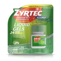 Zyrtec 24HR Allergy Relief Liquid Gels, 25 Ct | CV