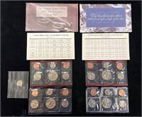 1996 & 1997 US Mint Uncirculated Coin Sets