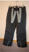 (Size: 14) New Hotian Black Bib Snow Pants
