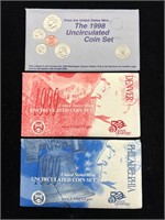 1998 & 1999 US Mint Uncirculated Coin Sets
