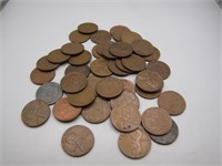Lot of Unsearched Wheat & Steel Pennies