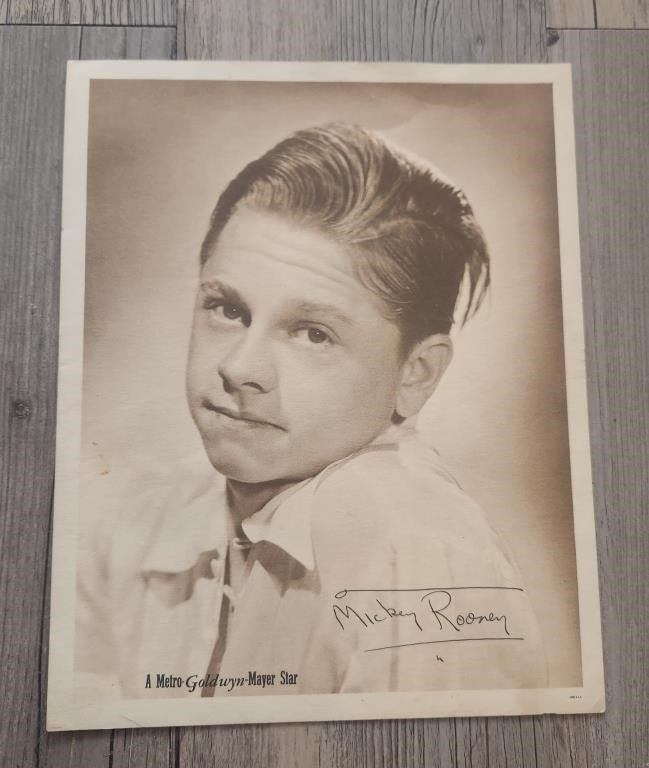 Mickey Rooney Old Hollywood Orig Publicity Photo