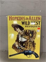 Hopkins and Allen Revolver Sign