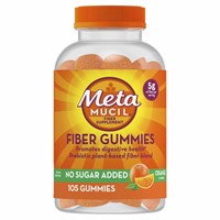 Metamucil Daily Fiber Gummies, Orange Flavored, 10